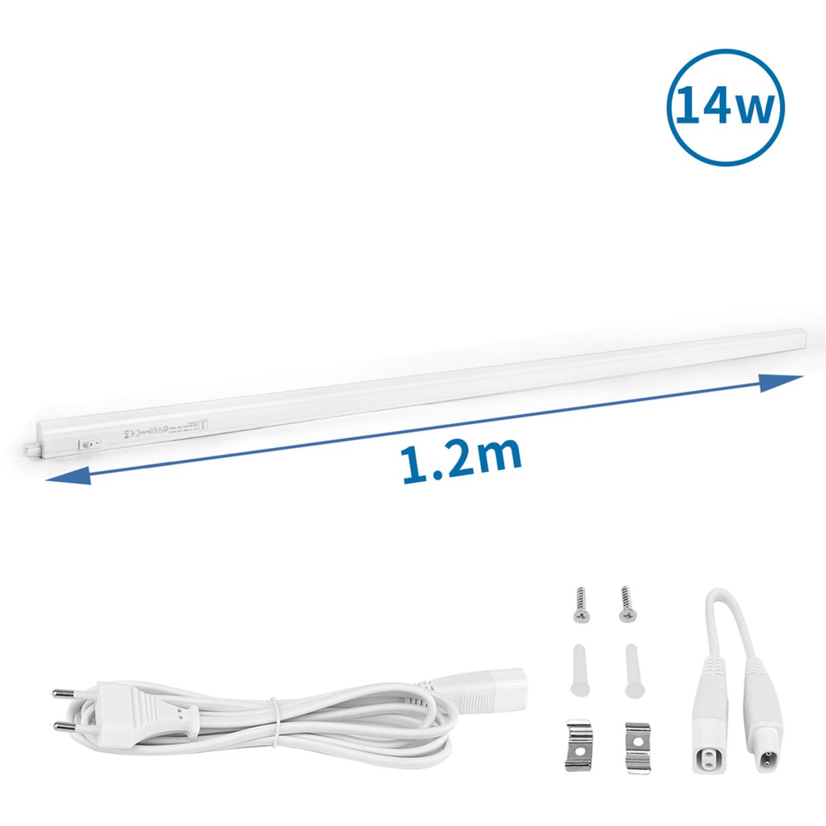 LED T5 14W - 1,2m 4000K - Kulør : Neutral