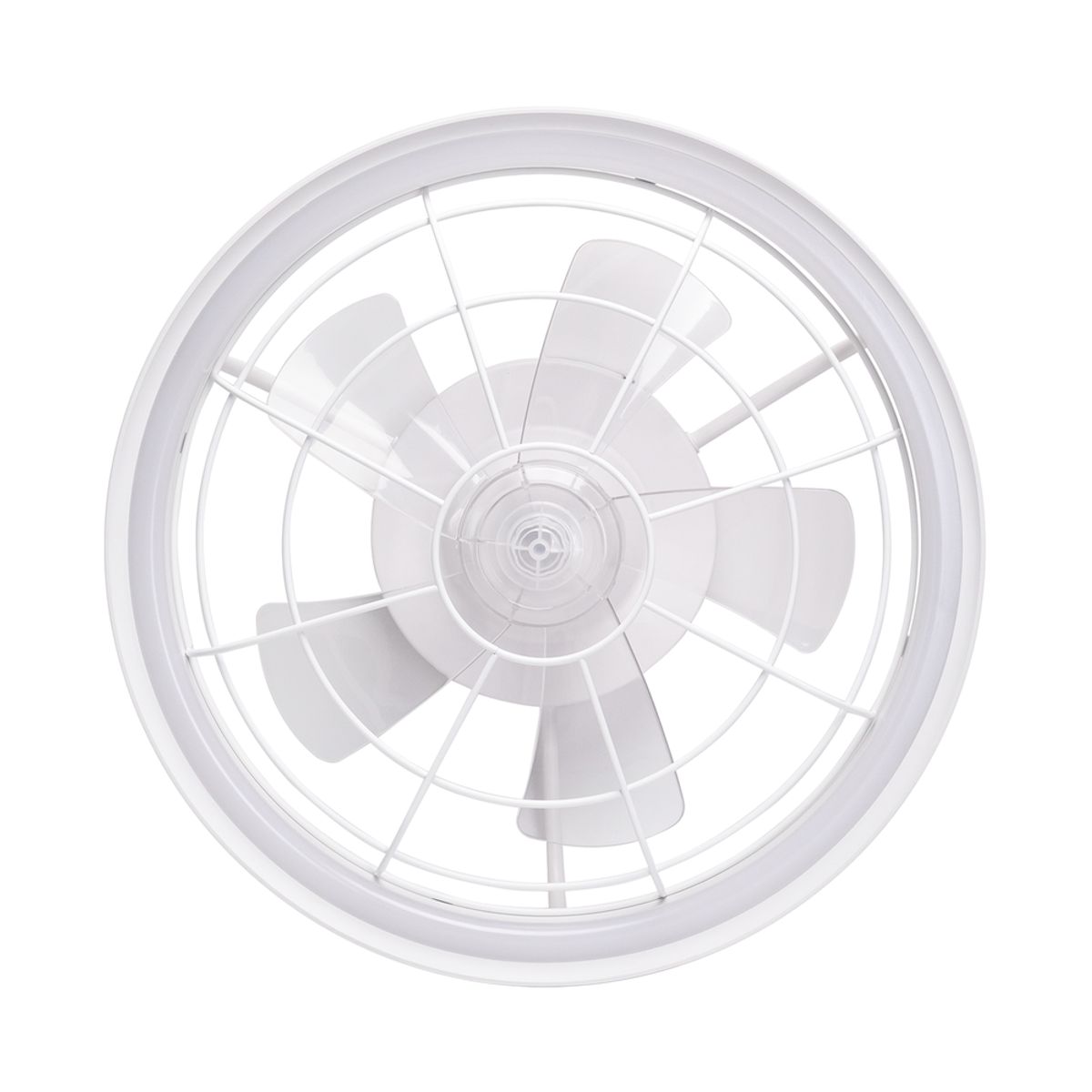 LED Loftlampe med Ventilator 60W - DC20W Motor + 40W LED (6500K) inkl. Fjernbetjening - Kulør : CCT (Varm til Kold Hvid)