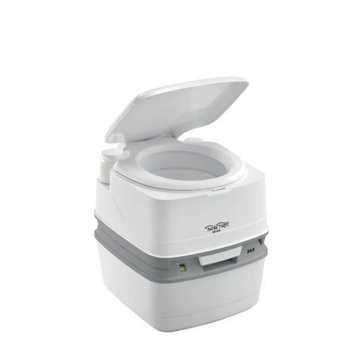 Porta potti toilet qube 335 hvid med dørk beslag - 1070500