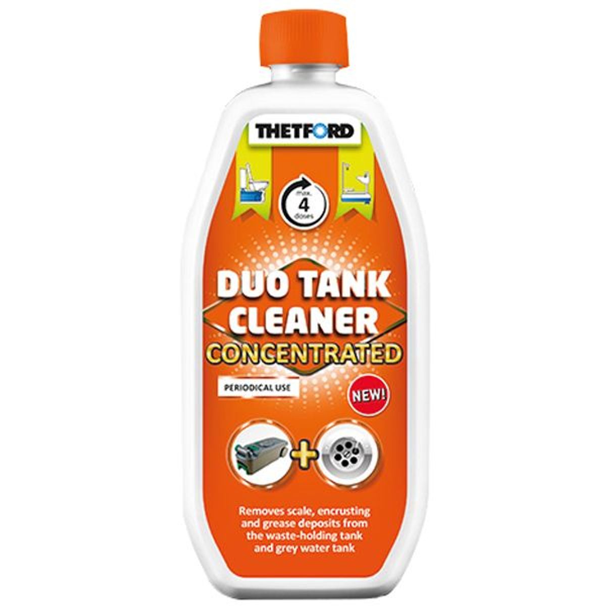 Thetford Toiletvæske Duo Tank Cleaner koncentreret 0,8 L DK - 1070605