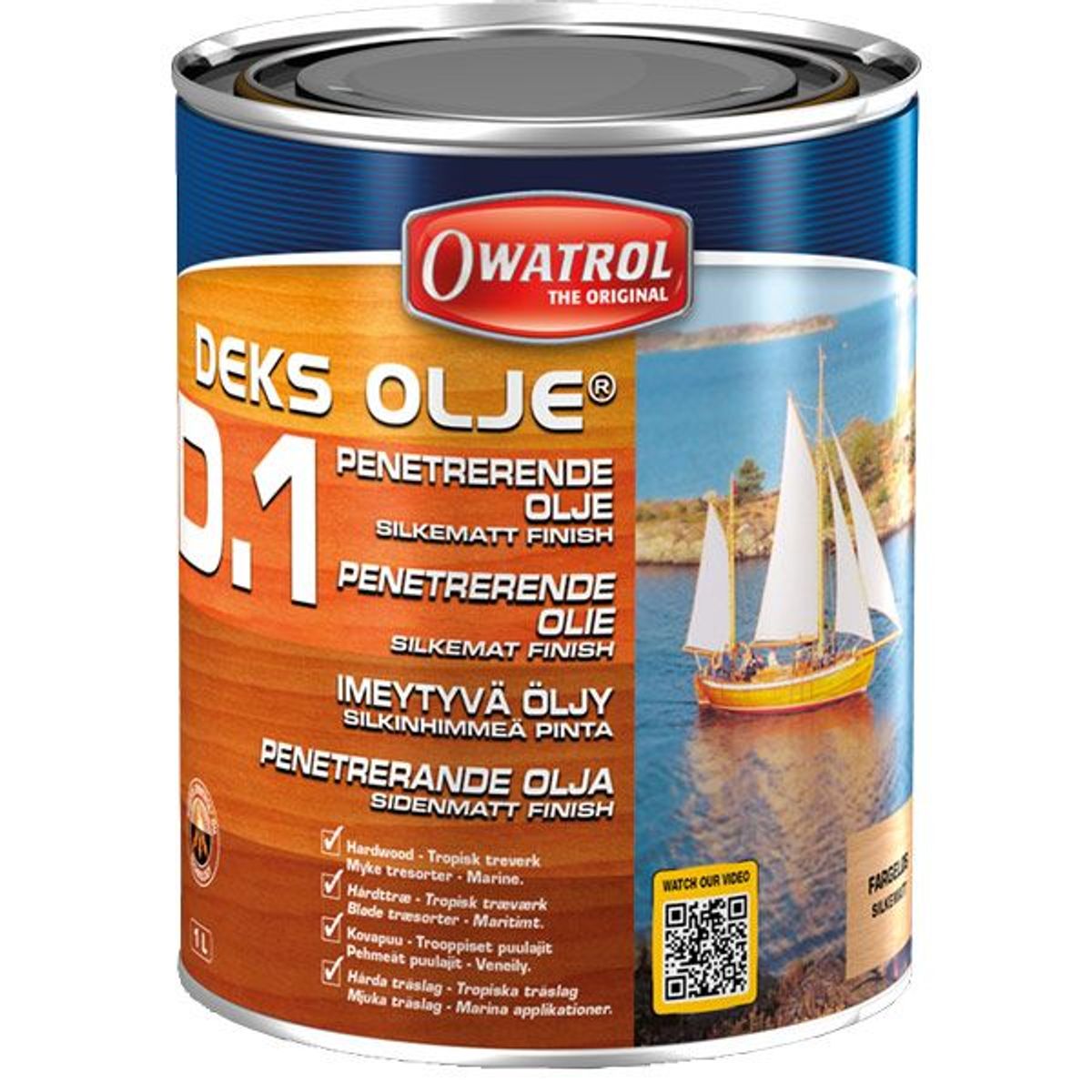 Owatrol Deks olje D1 1l - 1630360