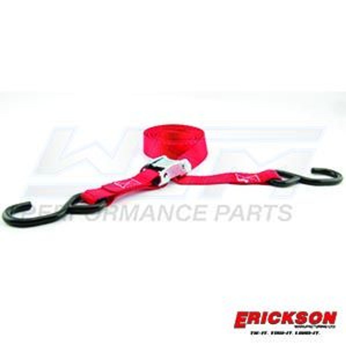 tie downs cam style 4 pack rød - EK5605