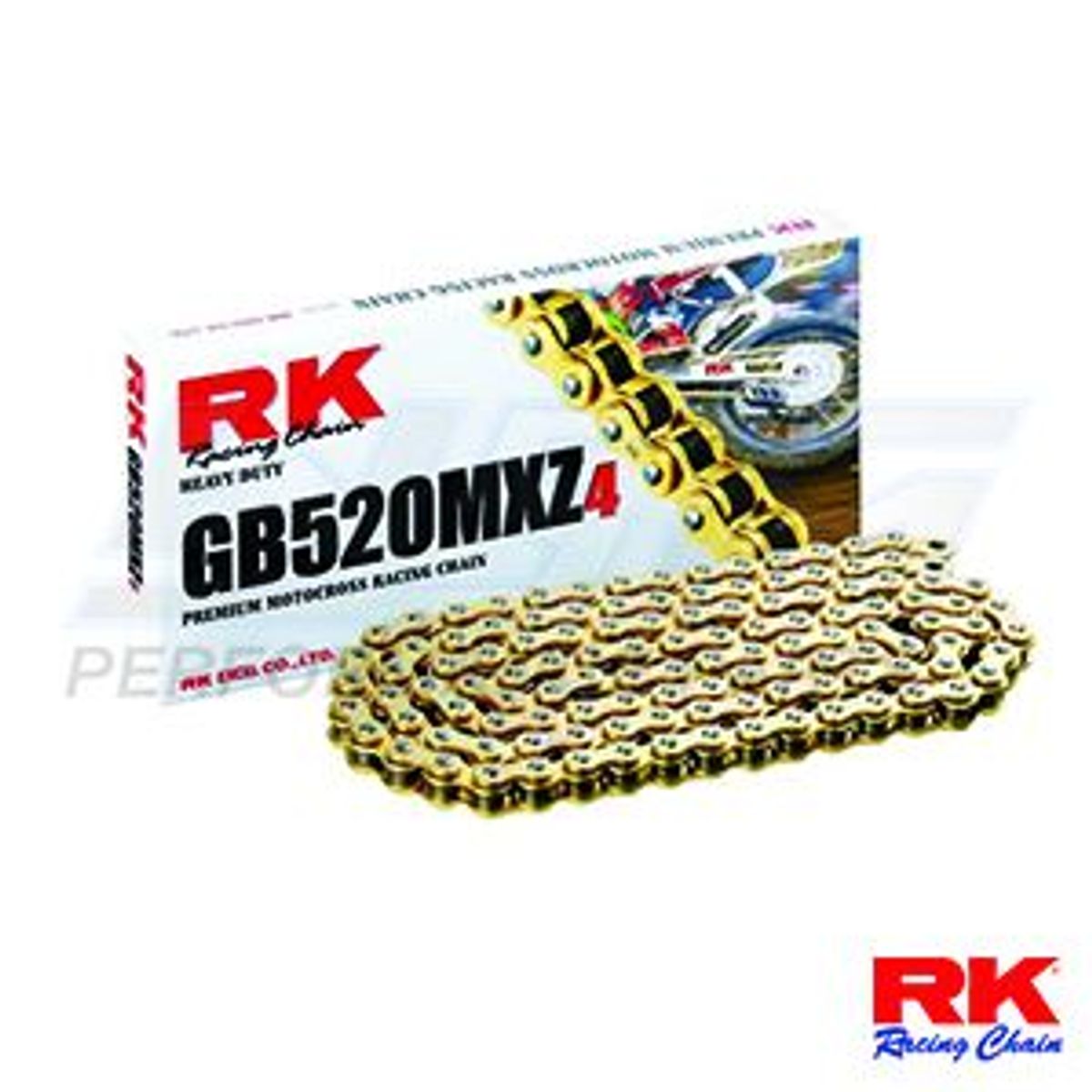 guld mxz4 virker 520 kæde - GB520MXZ4114