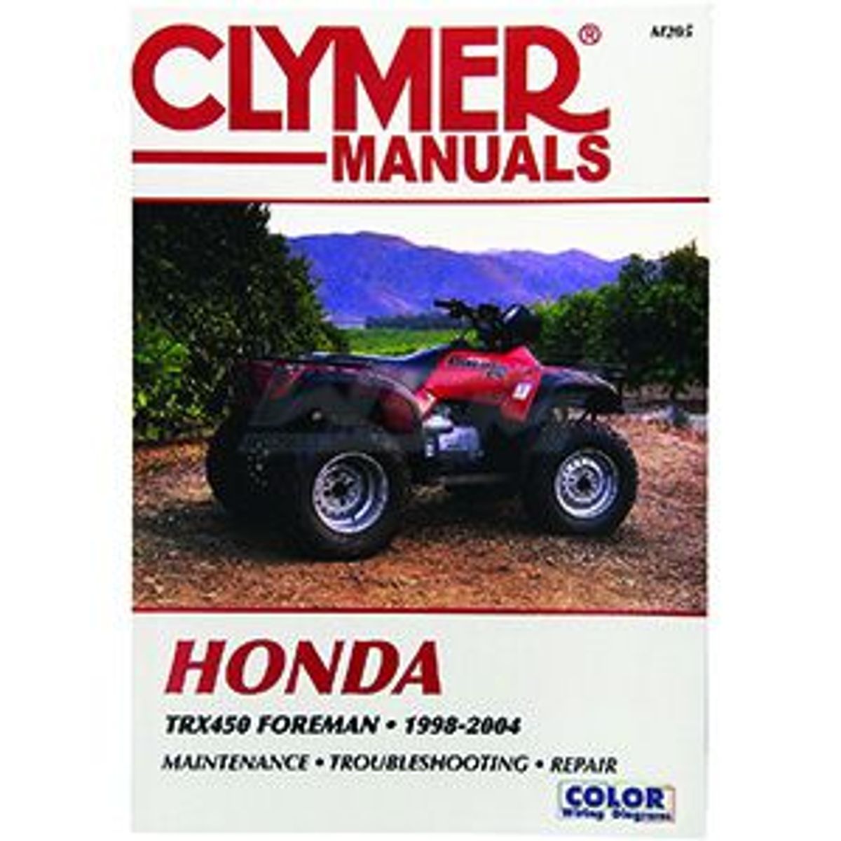 Honda 450 trx-es-s-fourman 4x4 1998-2004 manual - M205