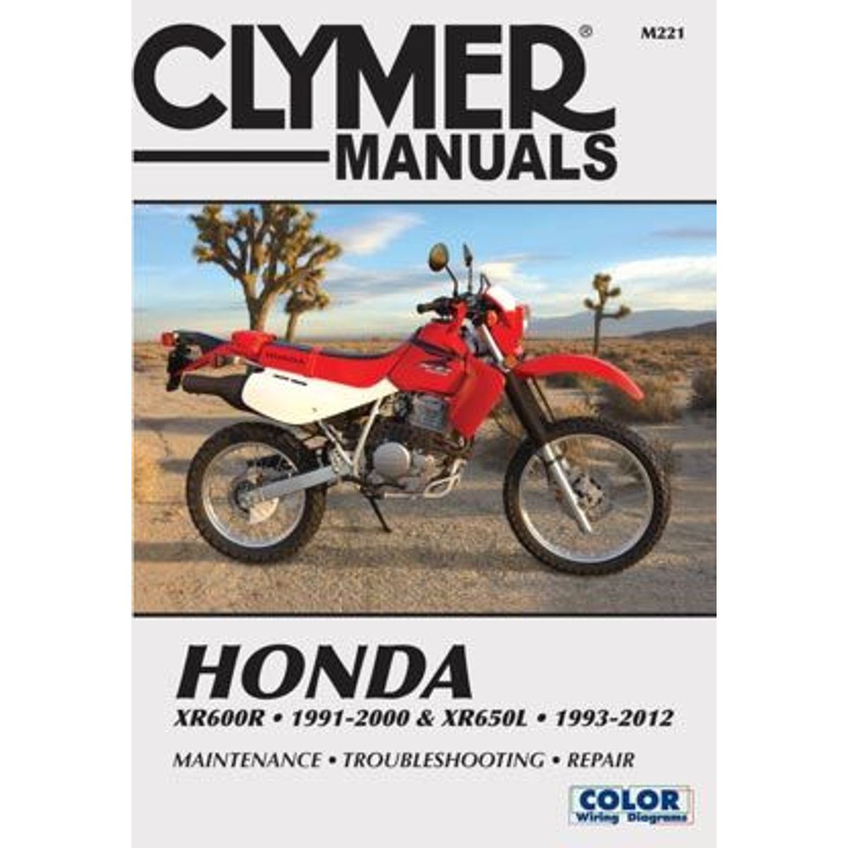 Honda 600/650 xr 1991-2007 manual - M221