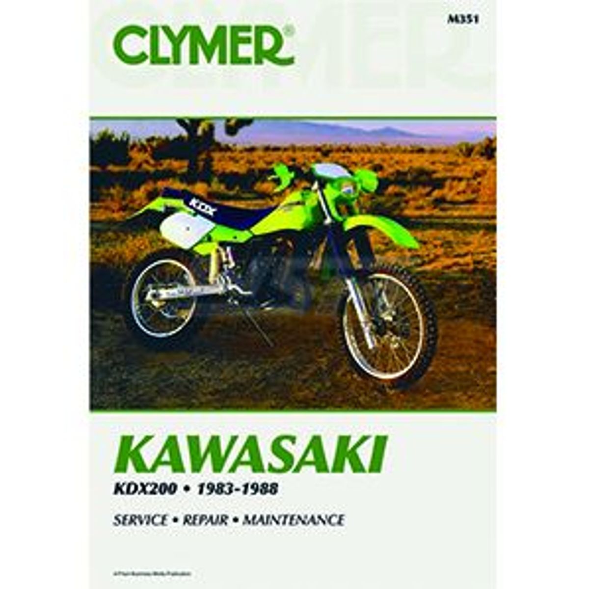 Kawasaki 200 kdx 1983-1988 manual - M351