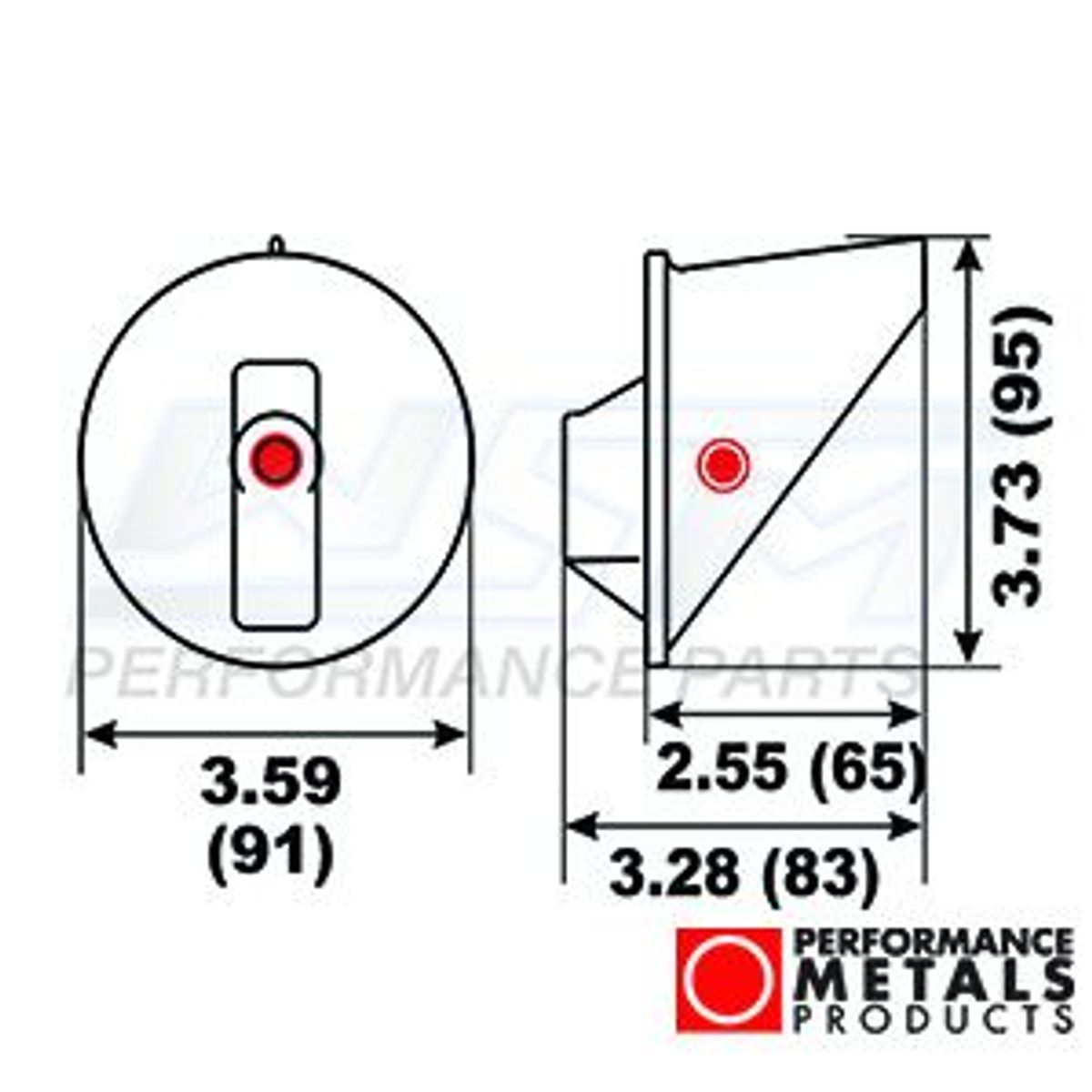 anode - aluminium - trim fanen anode - PMC00044A