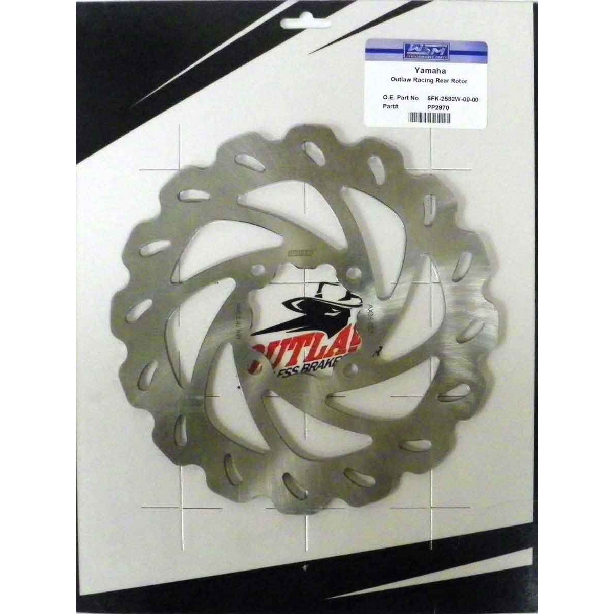 Yamaha 200/350/660 baghjulsbremse rotor - 5FK2582W0000