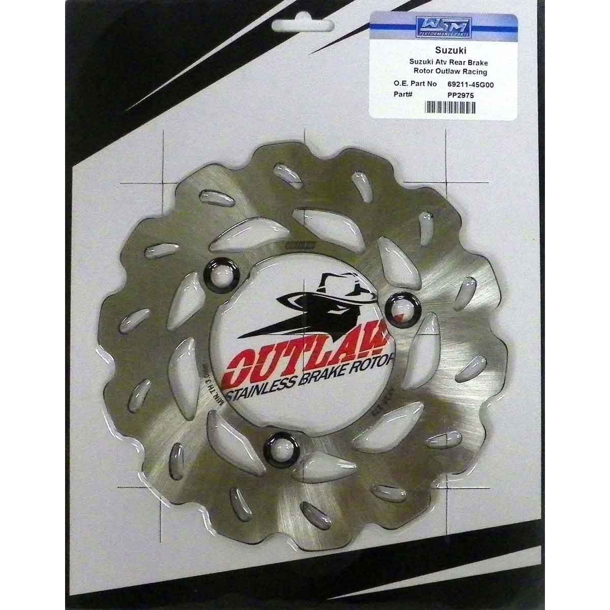 Suzuki 450 lt-r 2006-2009 bagbremsen rotor - 6921145G00