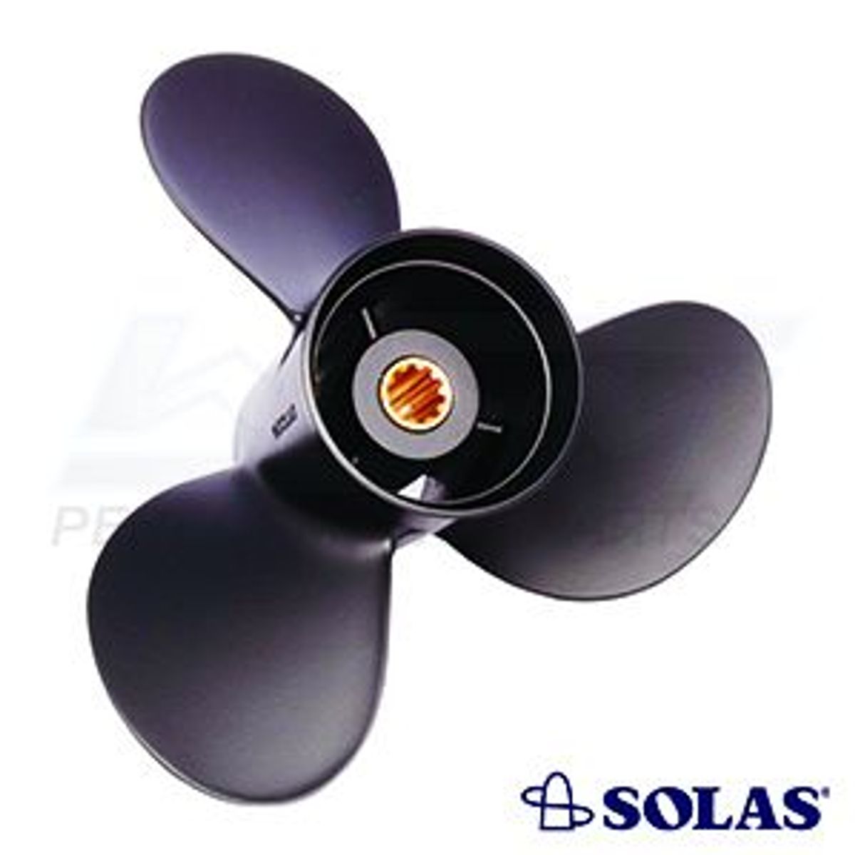 SOLAS prop. m / hub Niss / tohat / she alum 25/30 hk (9.9x12) 3 bl. - 521109912