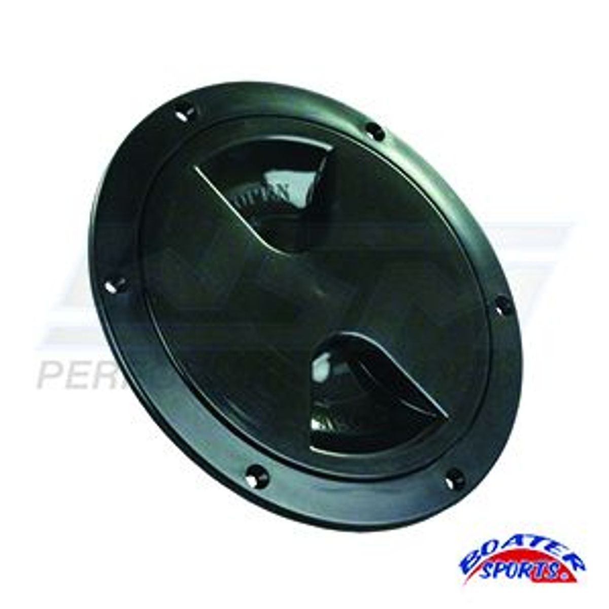 Deck Plate: 6'' Black - 54733