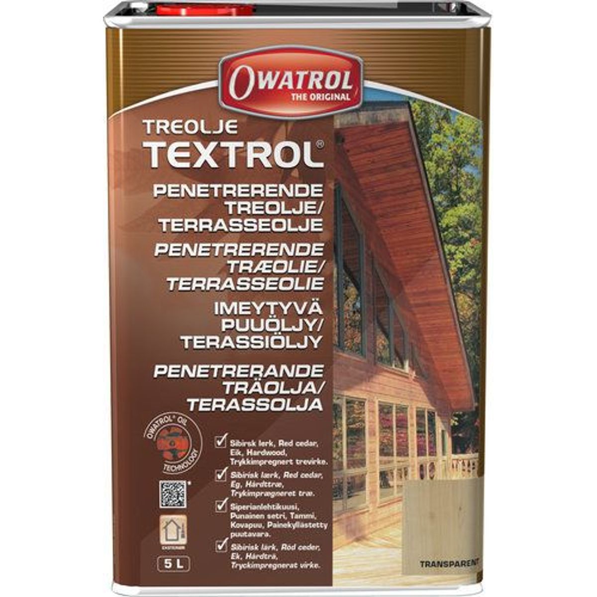 Owatrol terrasseolie (Textrol) 5L - 1630677