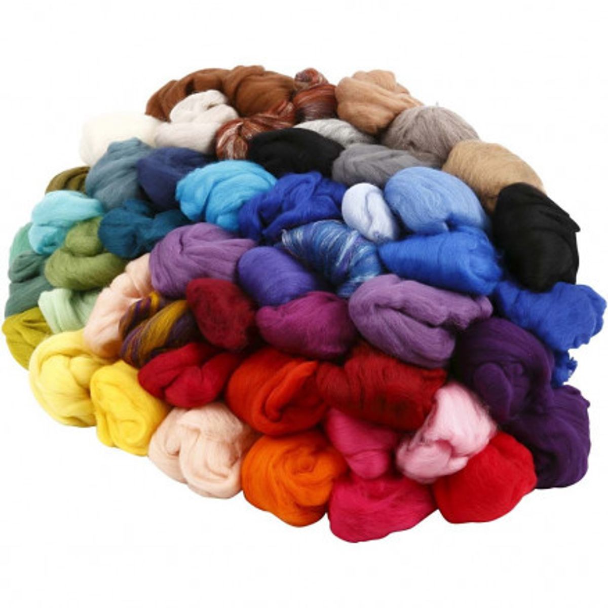 Karteflor Merino Ass. farver 21my 20g - 20 stk