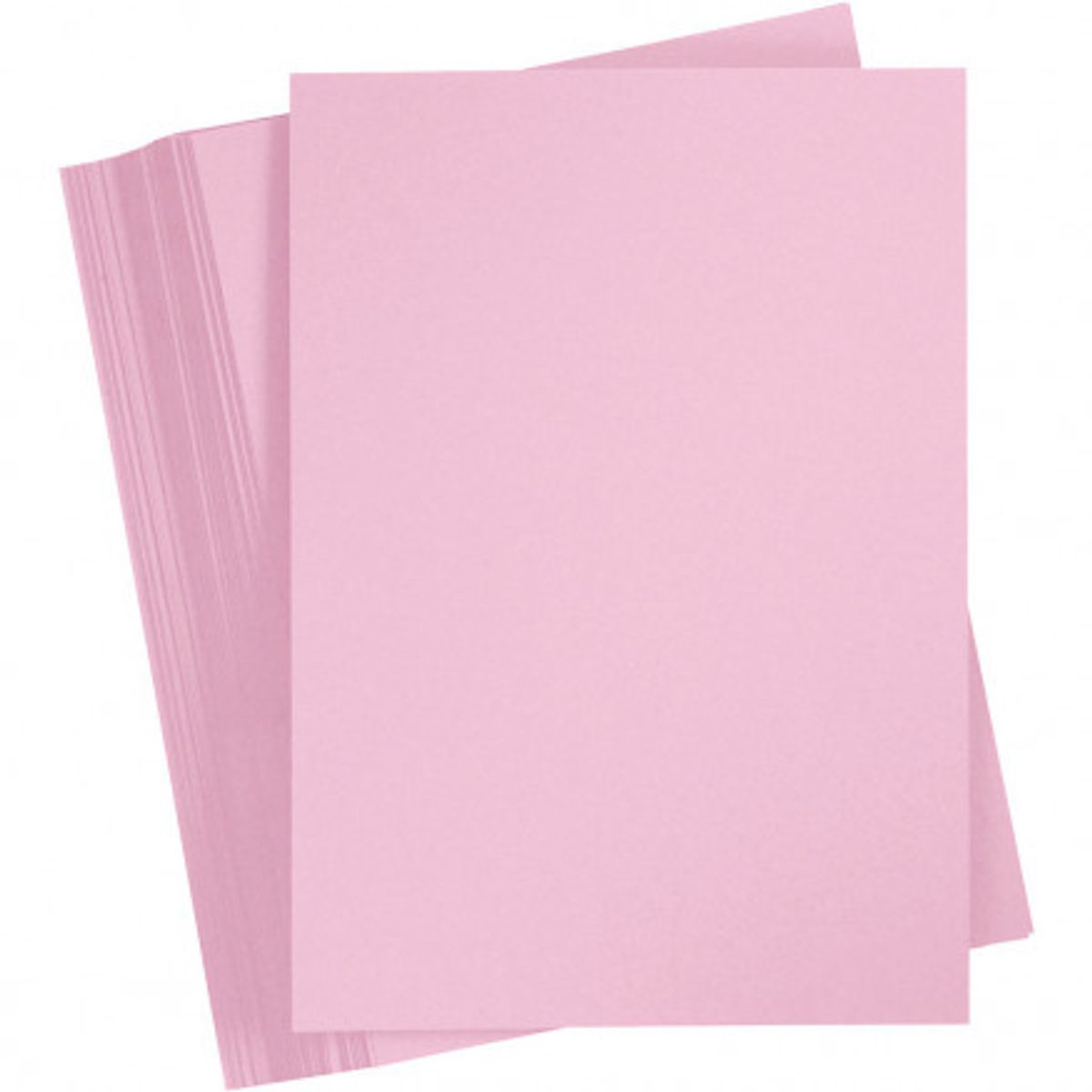 Karton, lys pink, A4, 210x297 mm, 180 g, 100 ark/ 1 pk.