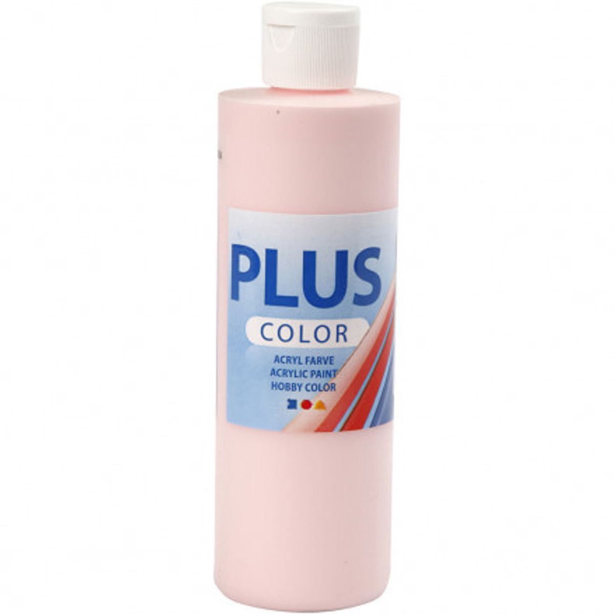 Plus Color hobbymaling, soft pink, 250 ml/ 1 fl.