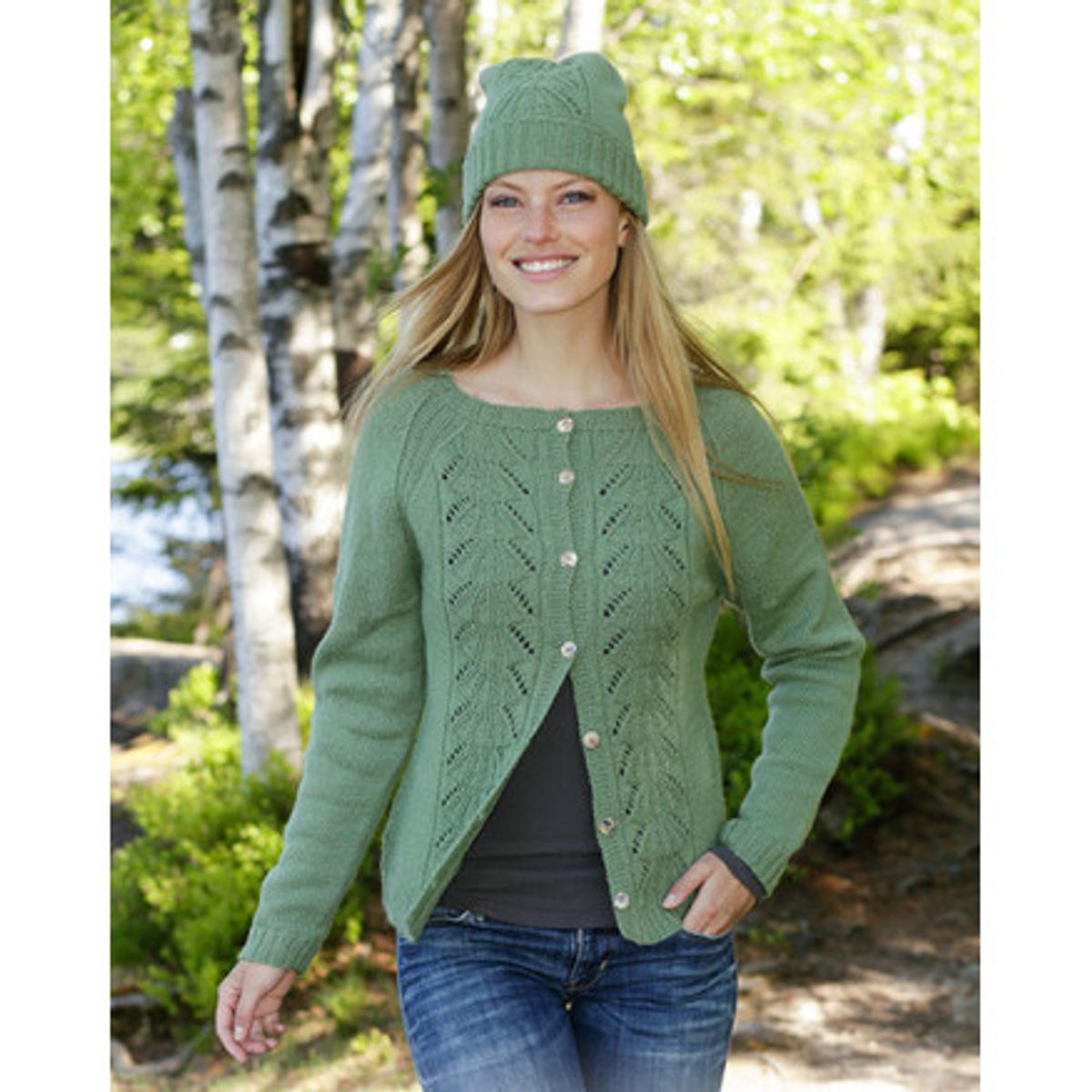 Green Luck by DROPS Design - Hue Strikkeopskrift str. S/M - L/XL - Small/Medium