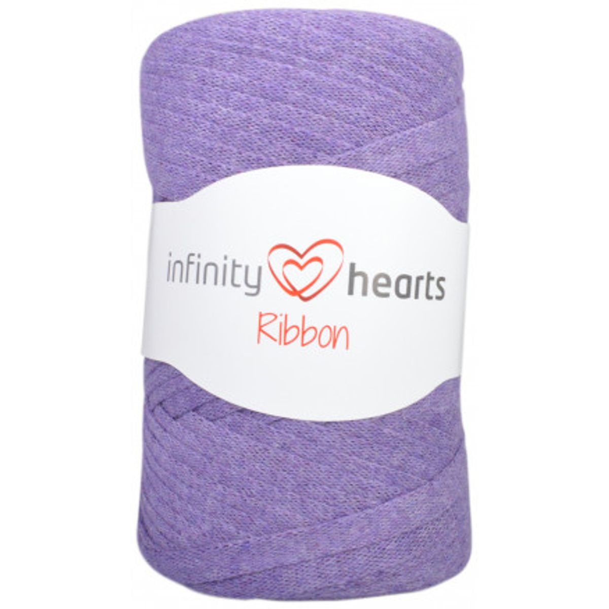 Infinity Hearts Ribbon Stofgarn 20 Lilla