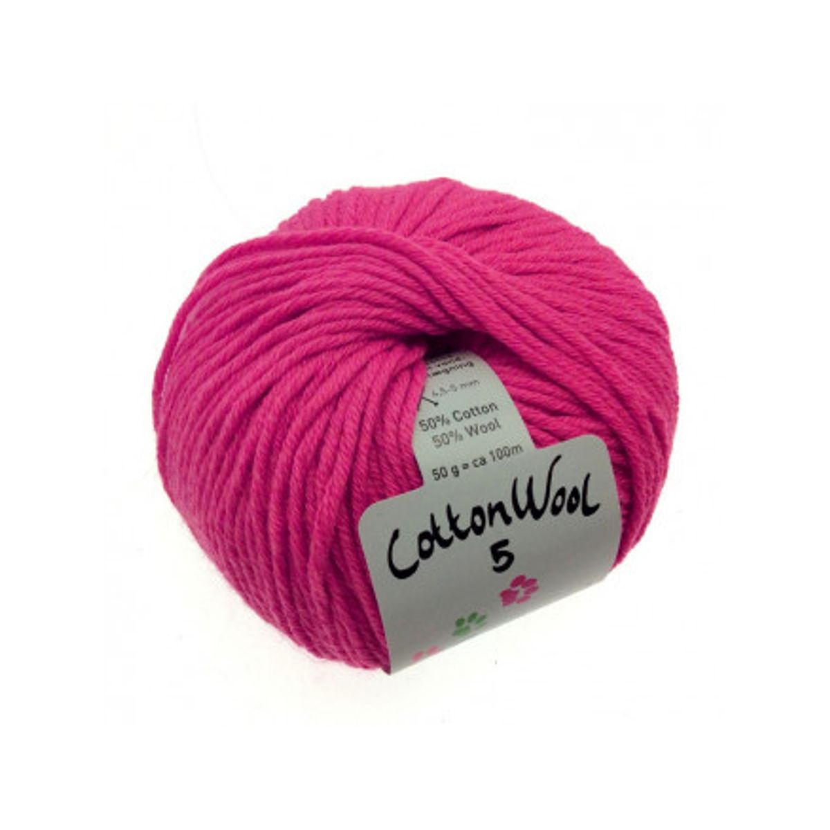 Gepard Garn CottonWool 5 Unicolor 430 Dæmpet Pink