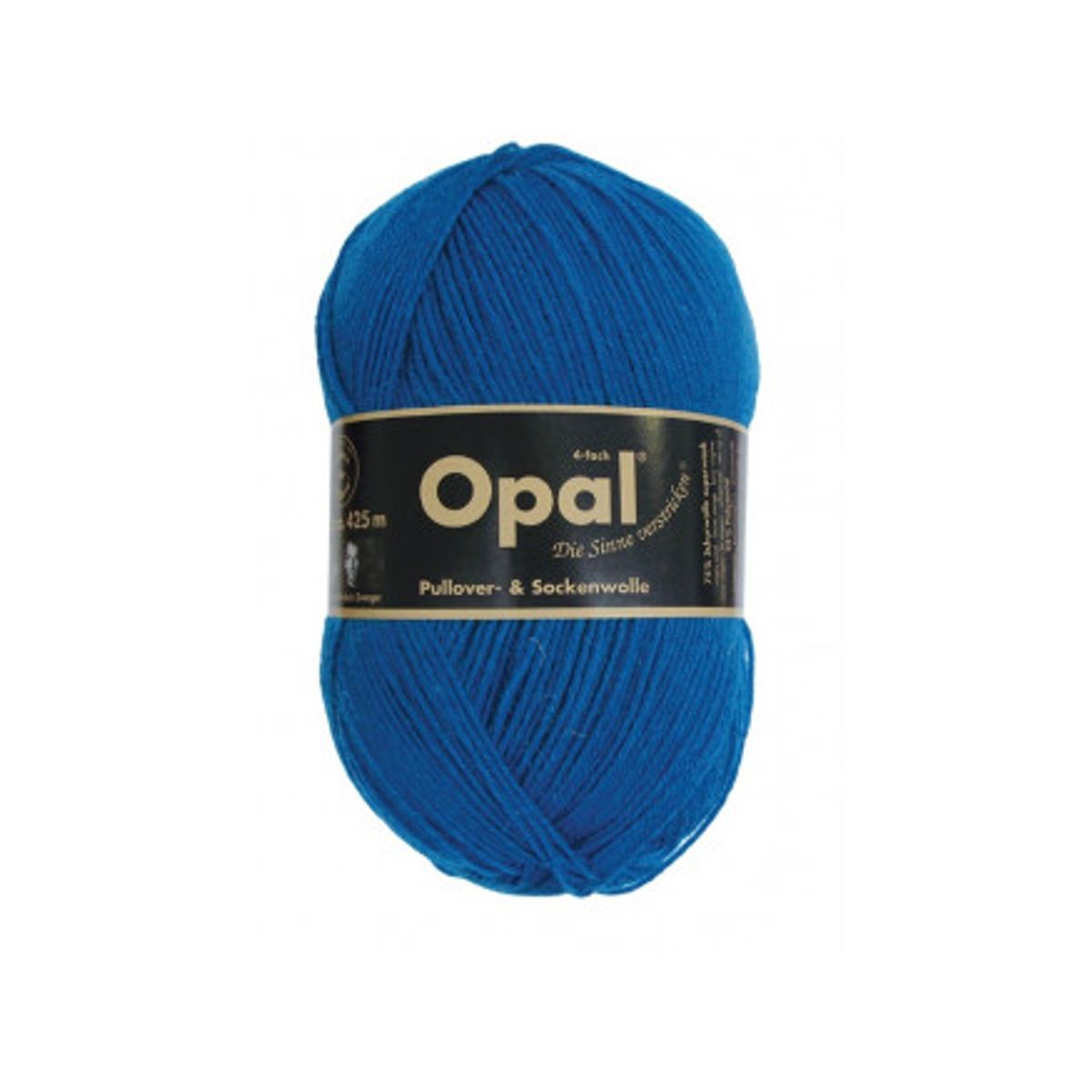 Opal Uni 4-trådet Garn Unicolor 5188 Blå