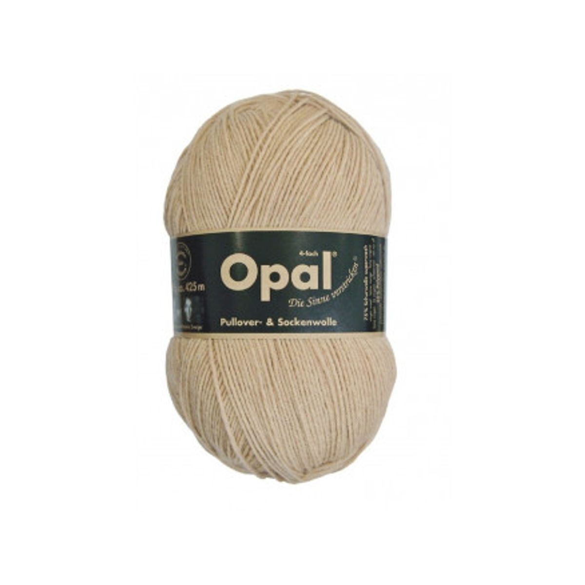 Opal Uni 4-trådet Garn Unicolor 5189 Camel