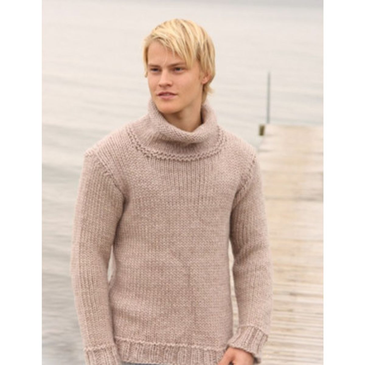 Jakob by DROPS Design - Sweater Strikkeopskrift str. S - XXXL - Small