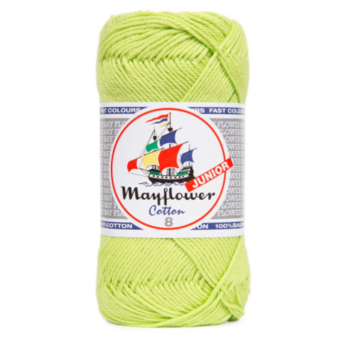 Mayflower Cotton 8/4 Junior Garn 132 Neongrøn