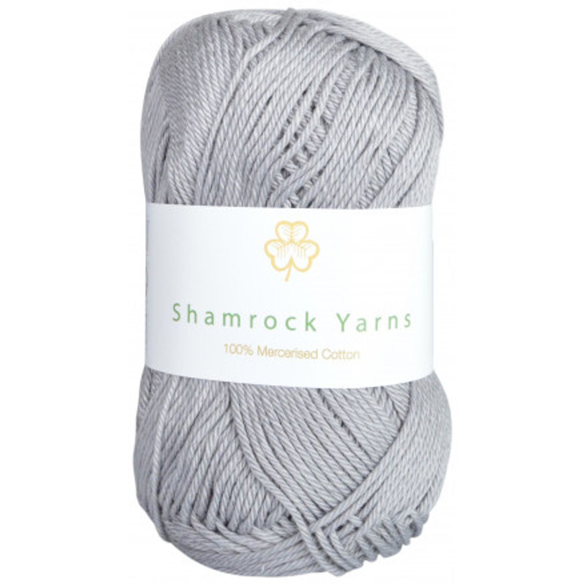 Shamrock Yarns 100% Mercerised Cotton 232 Lysegrå