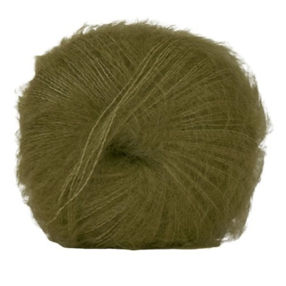 Hjertegarn Silk Kid Mohair Garn 1086 Mørk Grøn