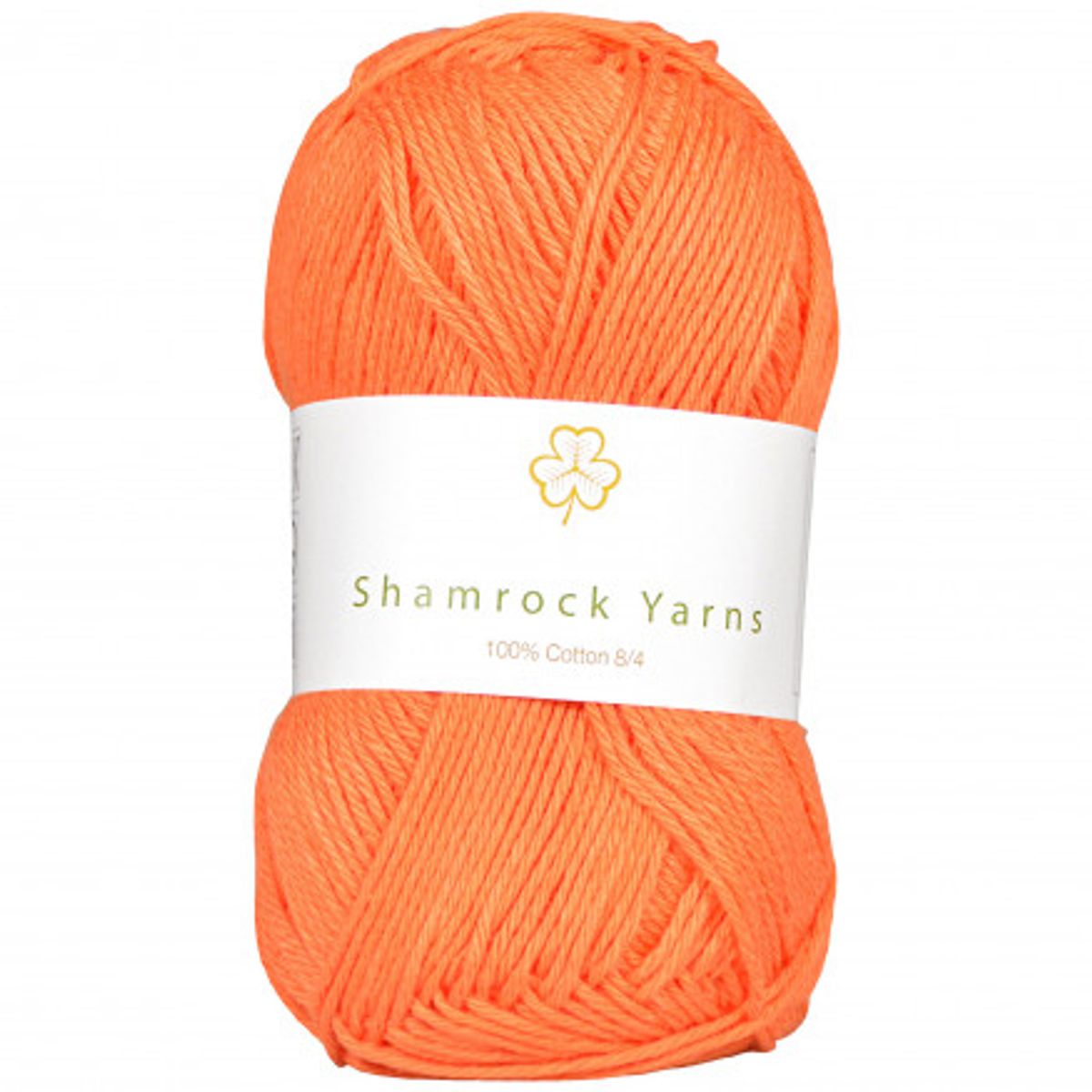 Shamrock Yarns 100% Bomuld 8/4 Garn 24 Støvet Lys Orange