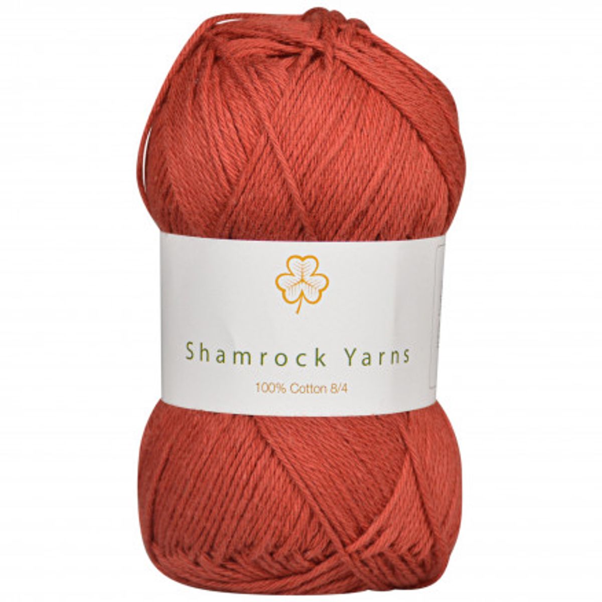 Shamrock Yarns 100% Bomuld 8/4 Garn 22 Rustrød