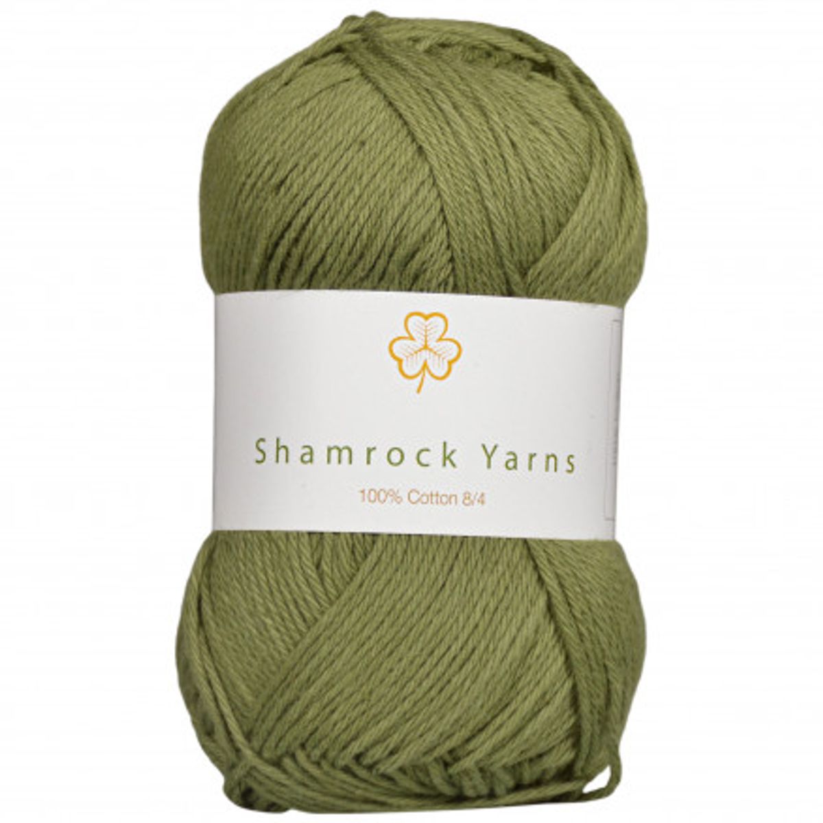 Shamrock Yarns 100% Bomuld 8/4 Garn 14 Støvet Armygrøn