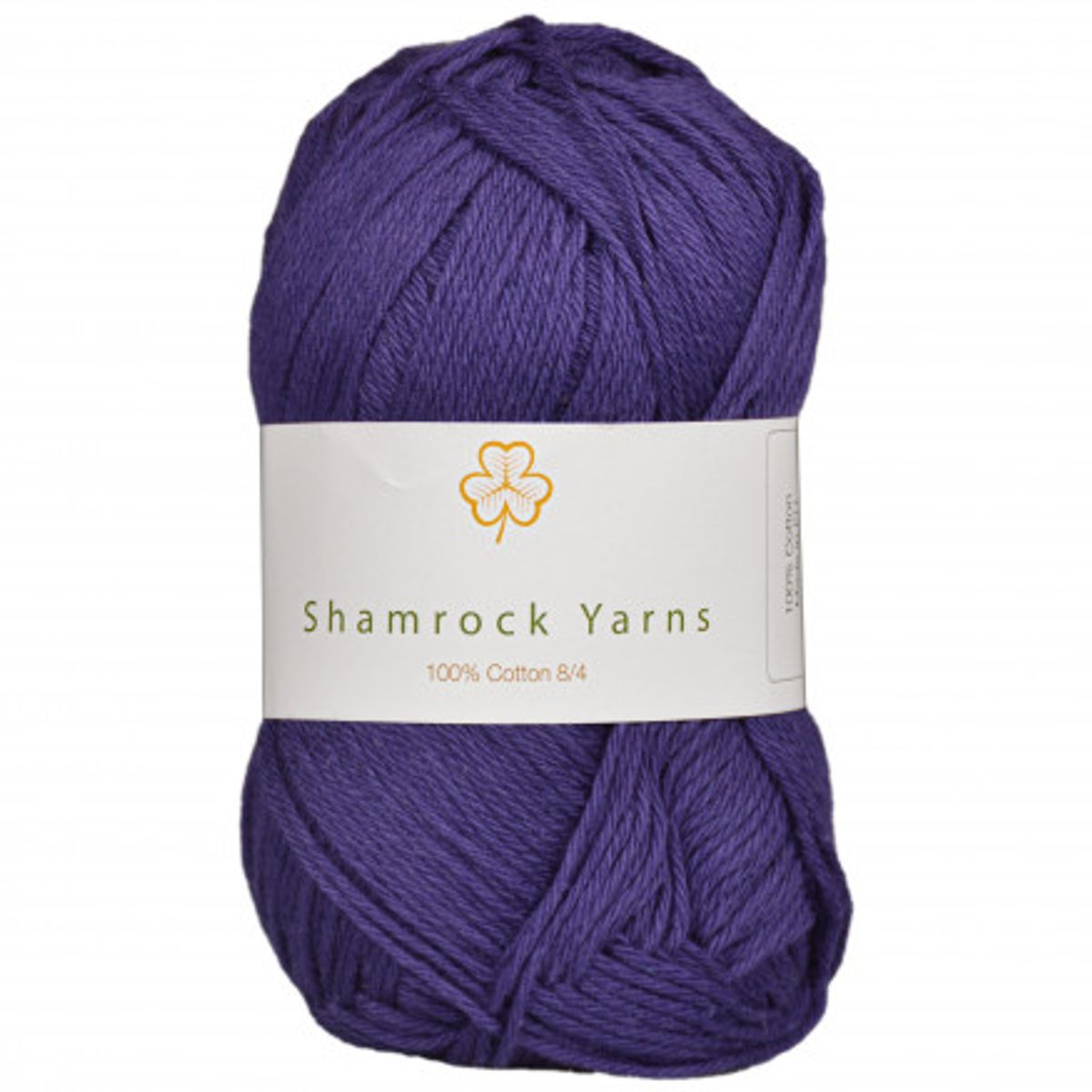 Shamrock Yarns 100% Bomuld 8/4 Garn 23 Mørk Lilla