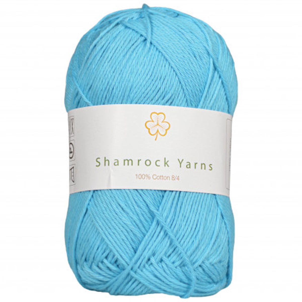 Shamrock Yarns 100% Bomuld 8/4 Garn 11 Støvet Lys Turkis