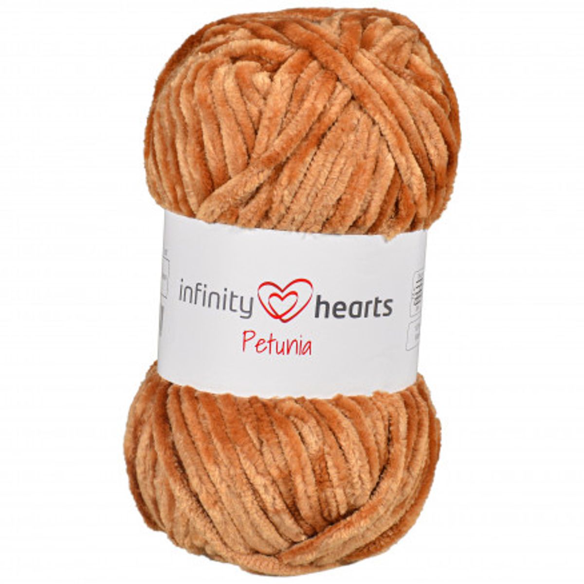 Infinity Hearts Petunia Garn 19 Lysebrun