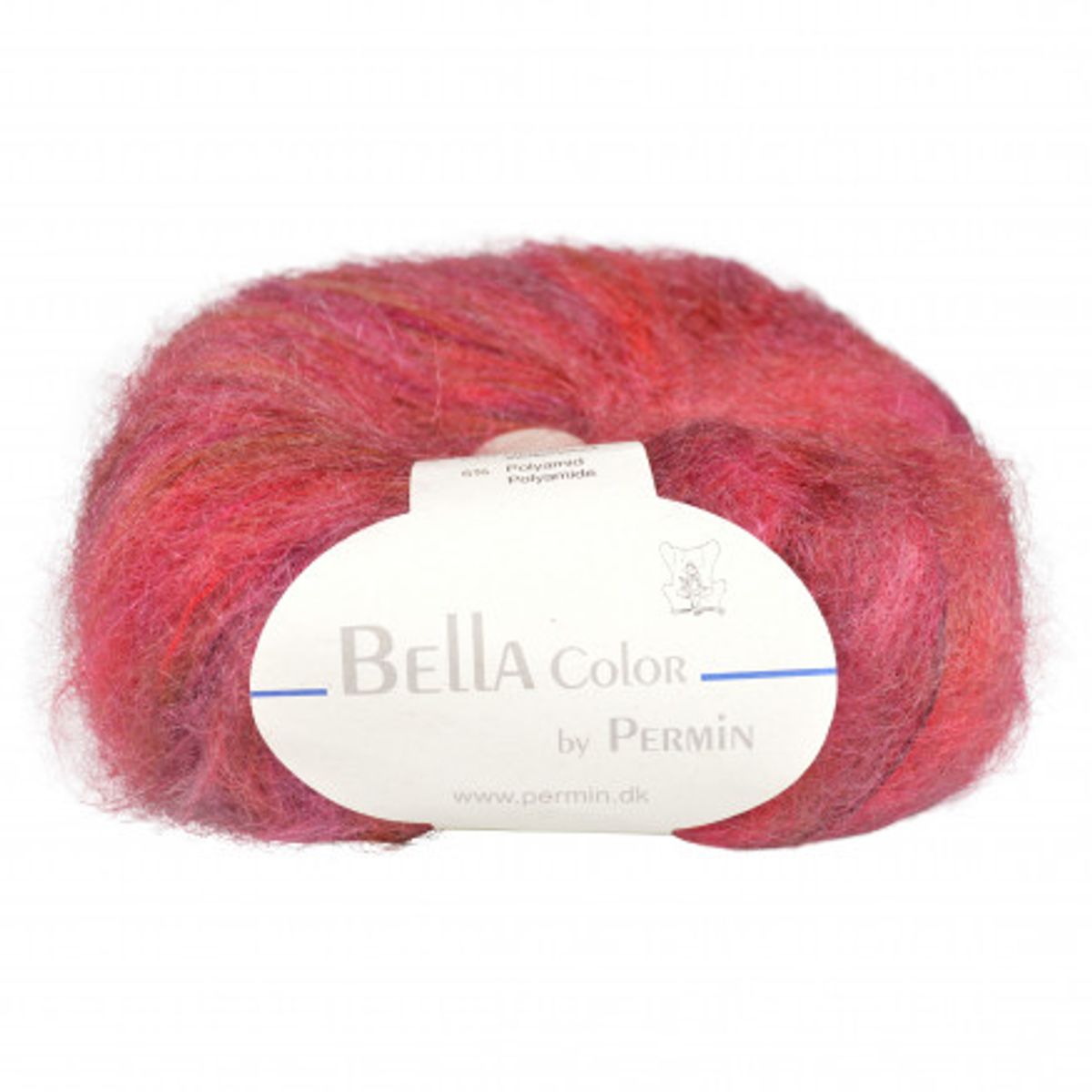 Permin Bella Mohair Garn 59 Rødvin