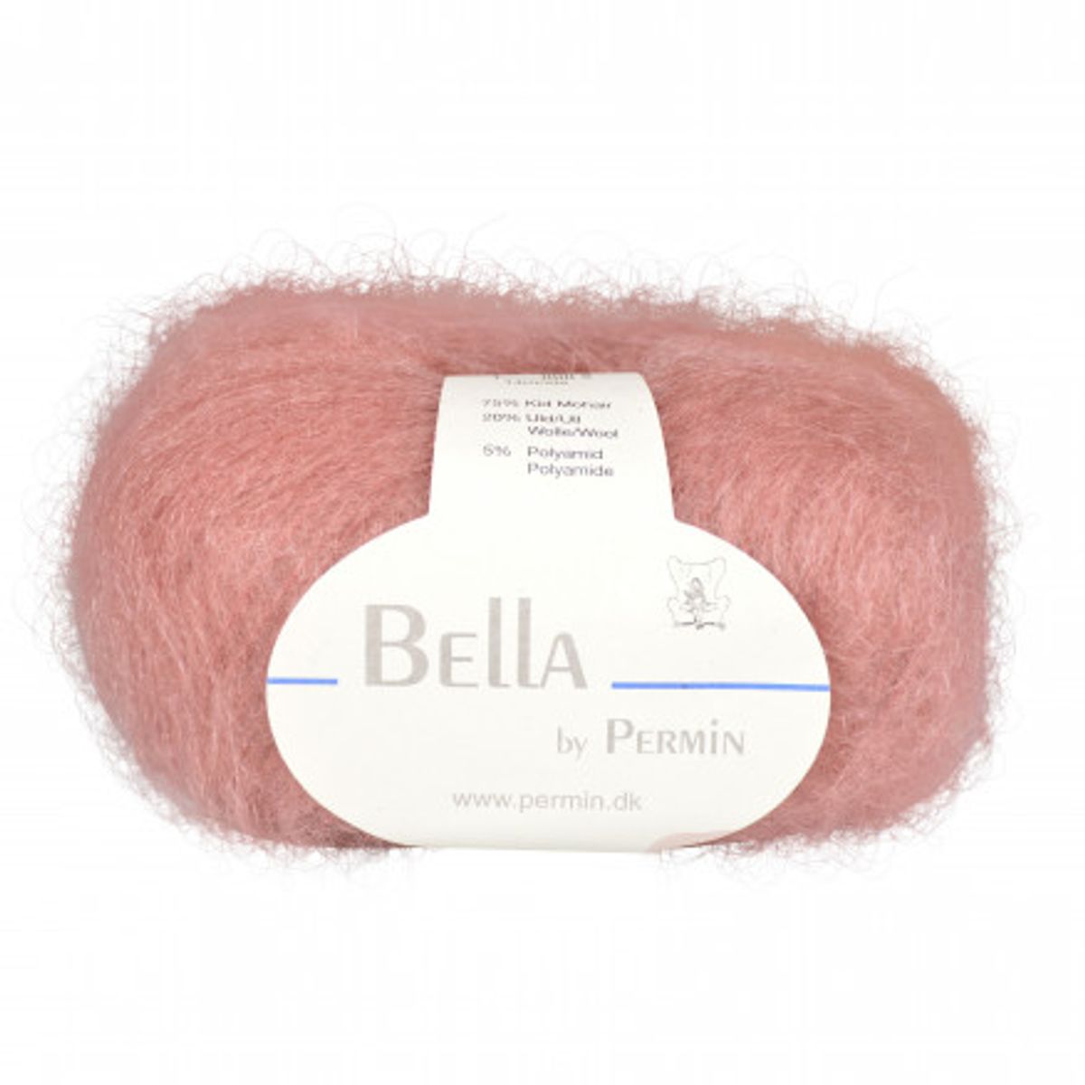 Permin Bella Mohair Garn 45 Gammelrosa