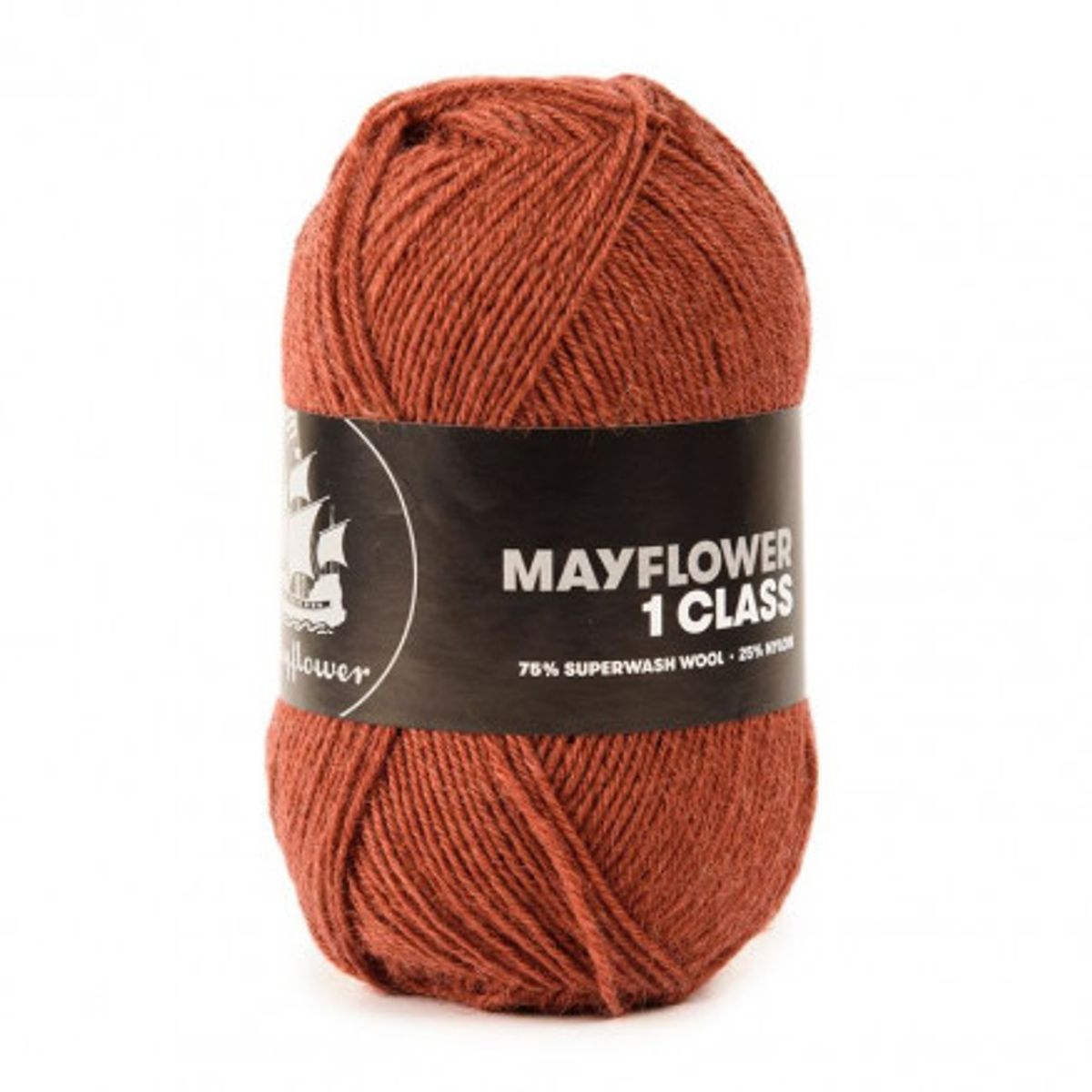 Mayflower 1 Class Garn Unicolor 29 Chili Peber