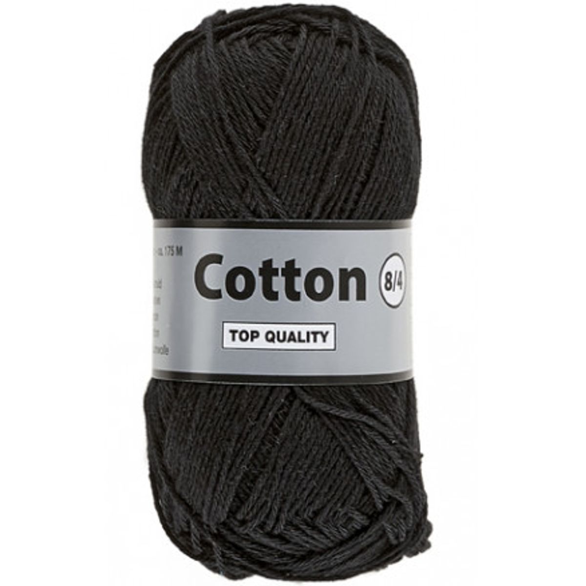 Lammy Cotton 8/4 Garn 1 Sort