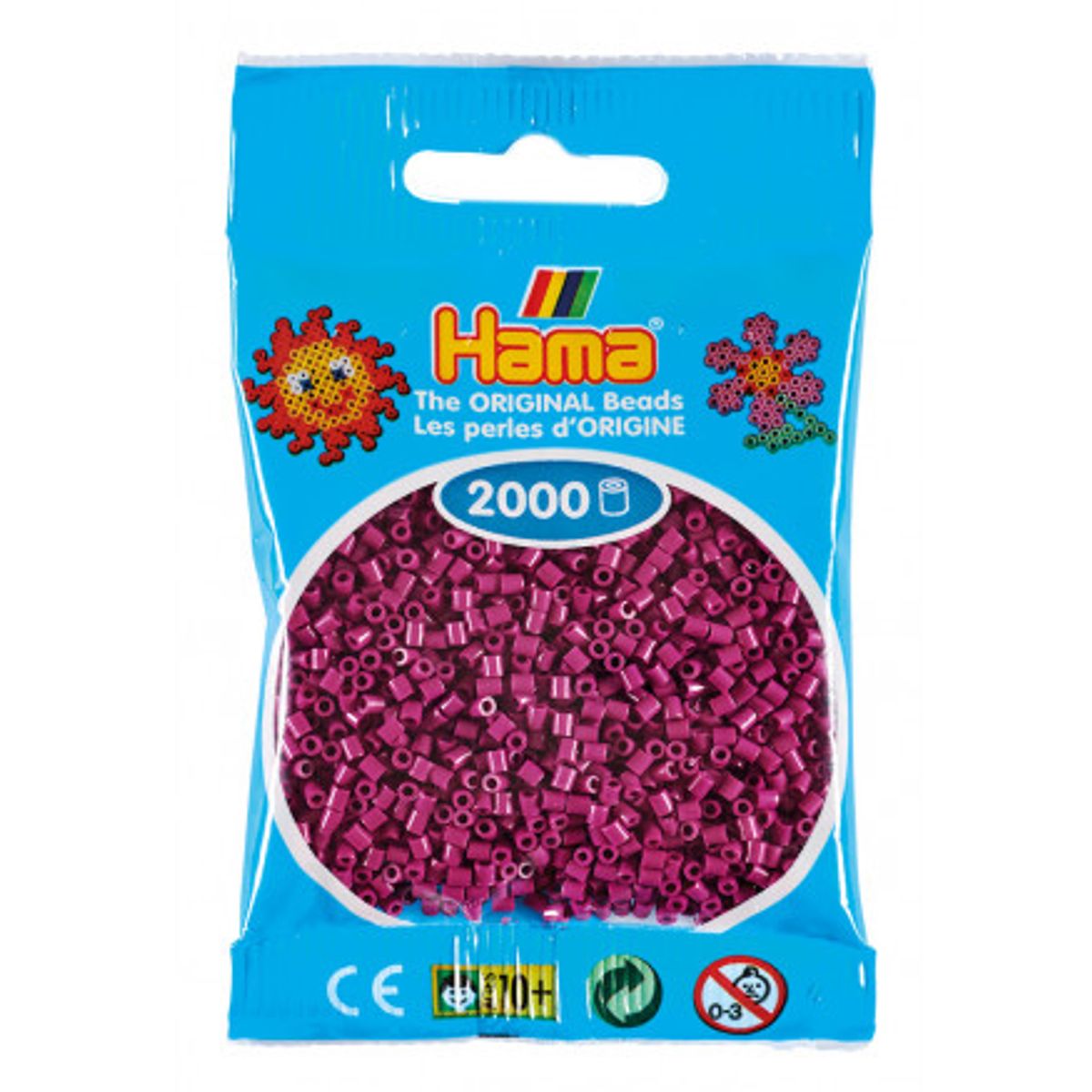 Hama Mini Perler 501-82 Blomme - 2000 stk