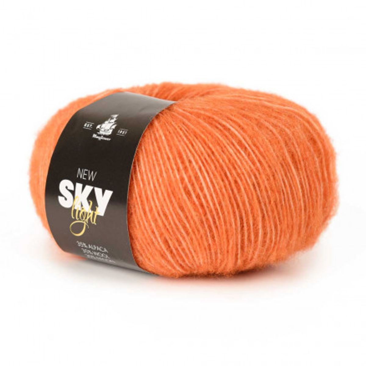 Mayflower New Sky Light Garn Unicolor 89 Støvet Orange