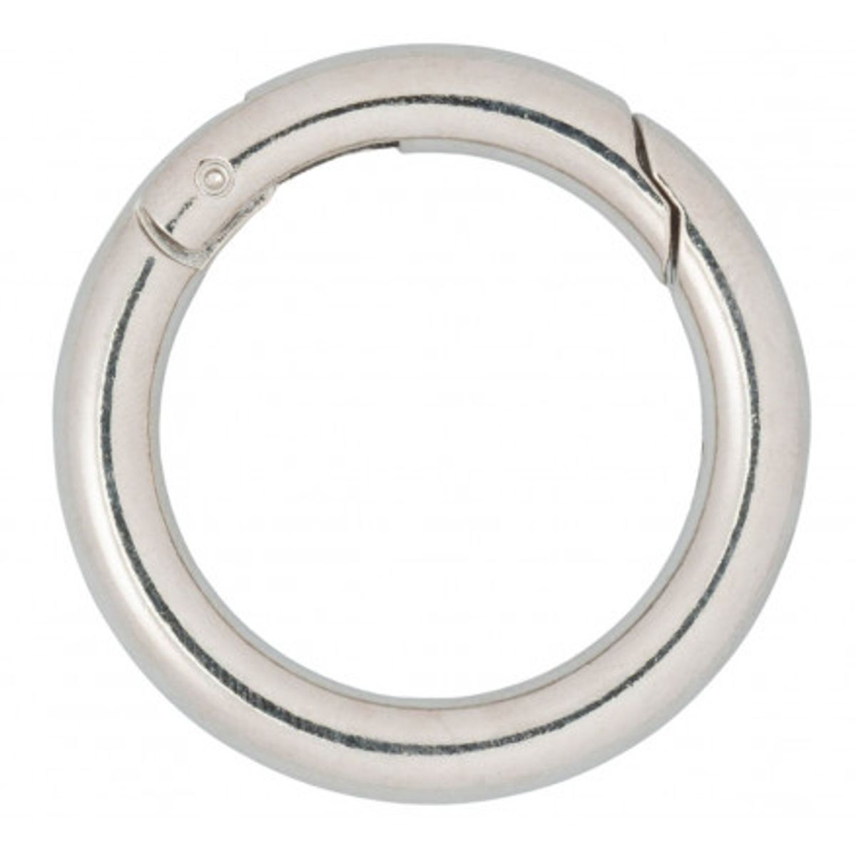 Infinity Hearts O-ring/Endeløs ring med Åbning Messing Sølv Ø38mm - 5