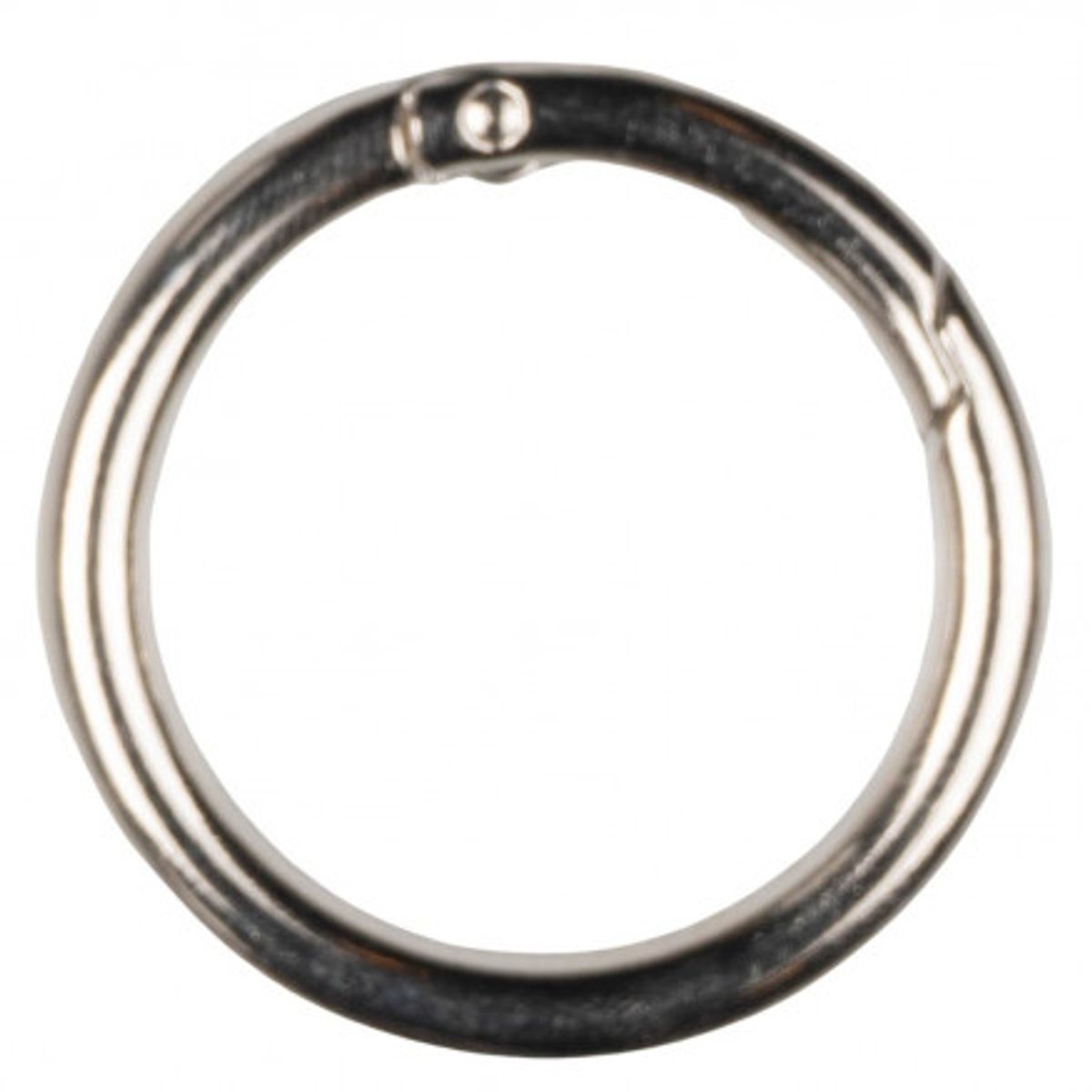 Infinity Hearts O-ring/Endeløs ring med Åbning Messing Sølv Ø37,6mm -