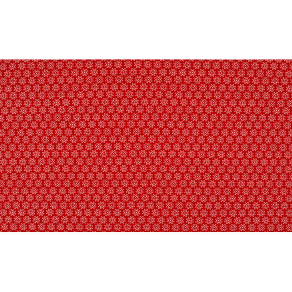 Minimals Bomuldspoplin Stof Print 215 Daisy Red 145cm - 50cm