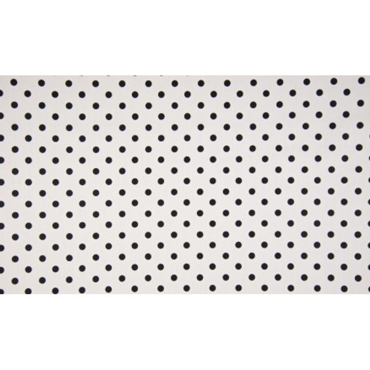 Minimals Bomuldspoplin Stof Print 550 Big Dot White 145cm - 50cm