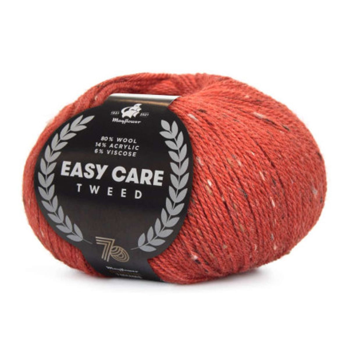 Mayflower Easy Care Tweed Garn 448 Rød okker