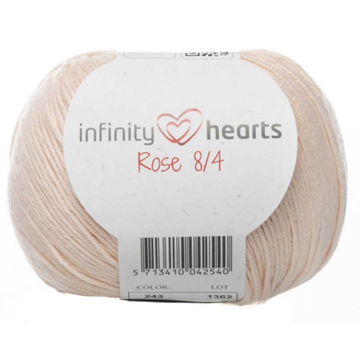 Infinity Hearts Rose 8/4 Garn 243 Nude