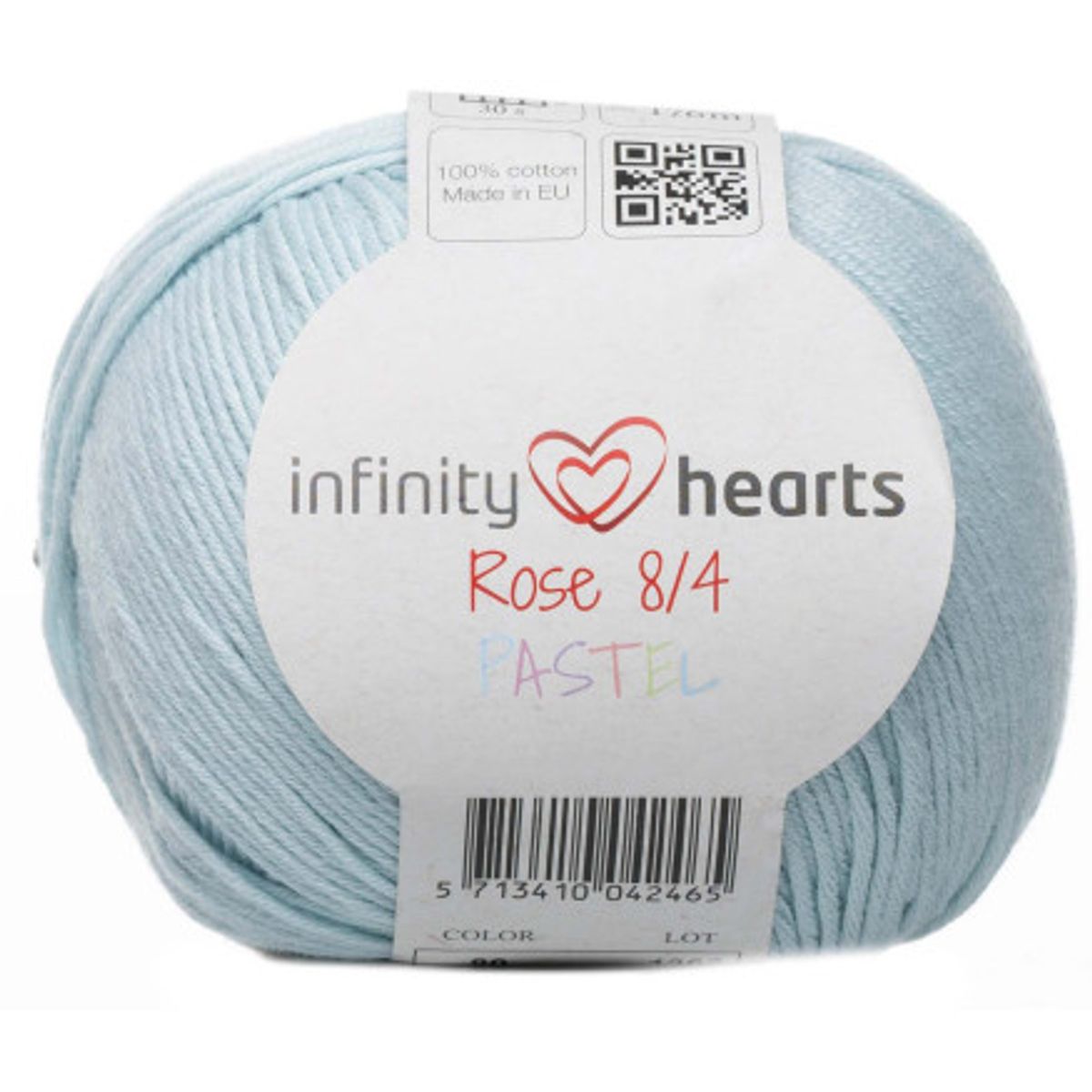 Infinity Hearts Rose Pastel P1 Blå