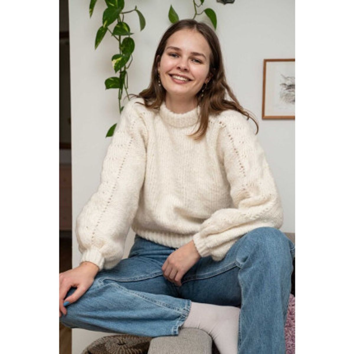 AboveCloudsSweater Maria Møller by Mayflower - Sweater Strikkeopskrift - Medium