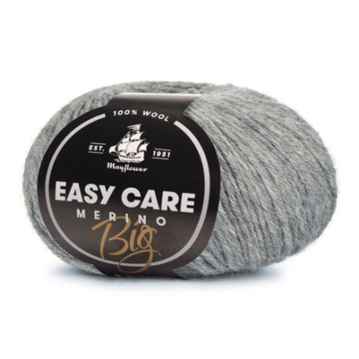 Mayflower Easy Care Big Garn Unicolor 152 Lys Grå