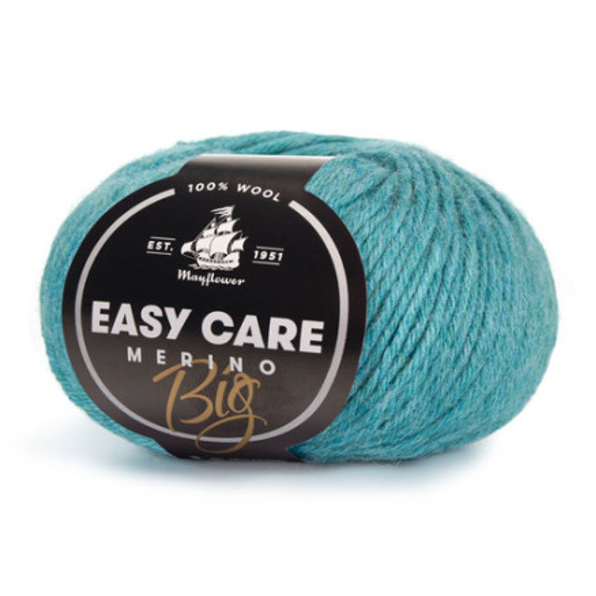 Mayflower Easy Care Big Garn Unicolor 199 Mørk Aquamarine